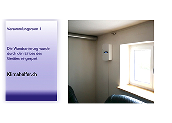 Raumlüftung Besprechungsraum