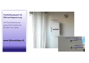 Denzentrale Wohnraumlüftung