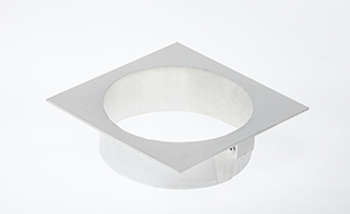 Adapter Zubehör viereckig für Klimaschlauch 153mm