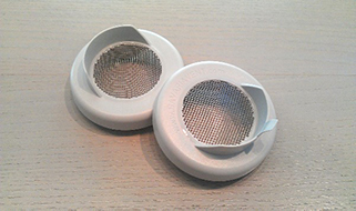 Aussenblenden mit Edelstahlgitternetz