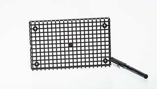 Luftgitter braun schwarz viereckig