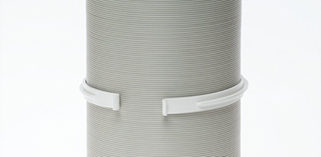 Wandhalter am 150mm Klimaschlauch