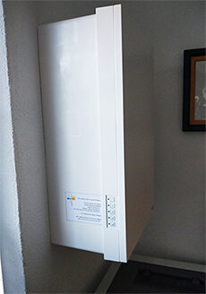 Meltem WRG 2 programmiertes Display