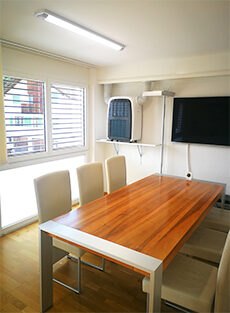 Klimagerät am Luftkanal installiert 2