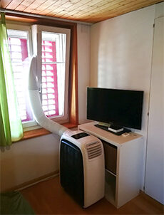 Klimahelfer Installation Mobiles Klimagerät