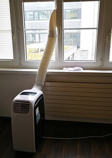 Klimatisierung Massagepraxis