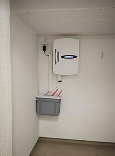 Waschmaschinen Raum Belüftung