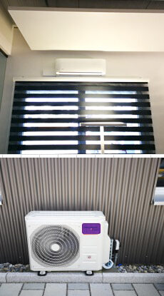 Klimahelfer Splitklimaanlage Innengerät Aussengerät