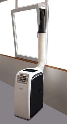 Klemmtrichter rechts verbaut Gesamtbild Klimahelfer