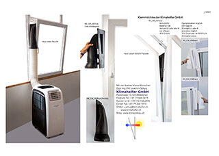 Prospekt Klemmtrichter schwarz Werbung