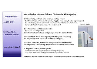 Vorteile des Klemmtrichters