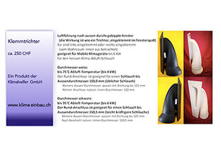 Luftführung Temperaturbeständigkeit