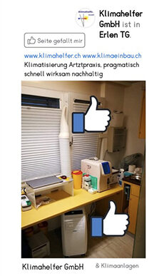 Facebook Klimatisierung Arztpraxis