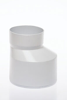 Luftführung Zubehör weiss 118mm zu 158mm