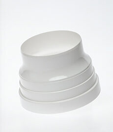 Adapter stufig Zubehör 125 aussen 161mm innen