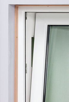 Aussenansicht Klimafenster Luftaustritt