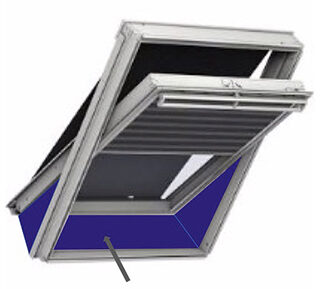 Dachfester Öffnung Abschottungsbereich unten