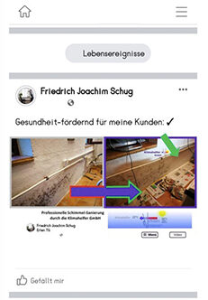 Schimmel Sanierung Heizungsraum