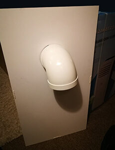 Fensterabdichtung mit Platte Klimahelfer