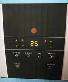 Klimagerät TransKH alle Symbole