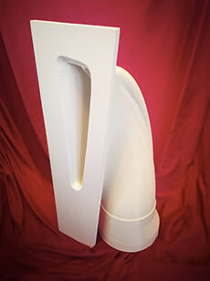 Klimahelfer Lufttrichter V06R Luftaustritt Fläche