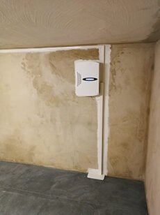 Soutterain Lüftungsgerät Kondenswasserbecken