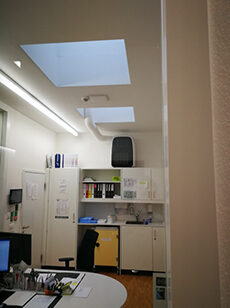 Büro Klimatisierung Dachluke