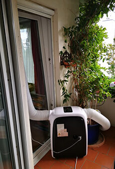 TransKH Outdoor Aufstellung Balkon Frischluft