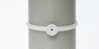 Wandhalter am 150mm Klimaschlauch rund